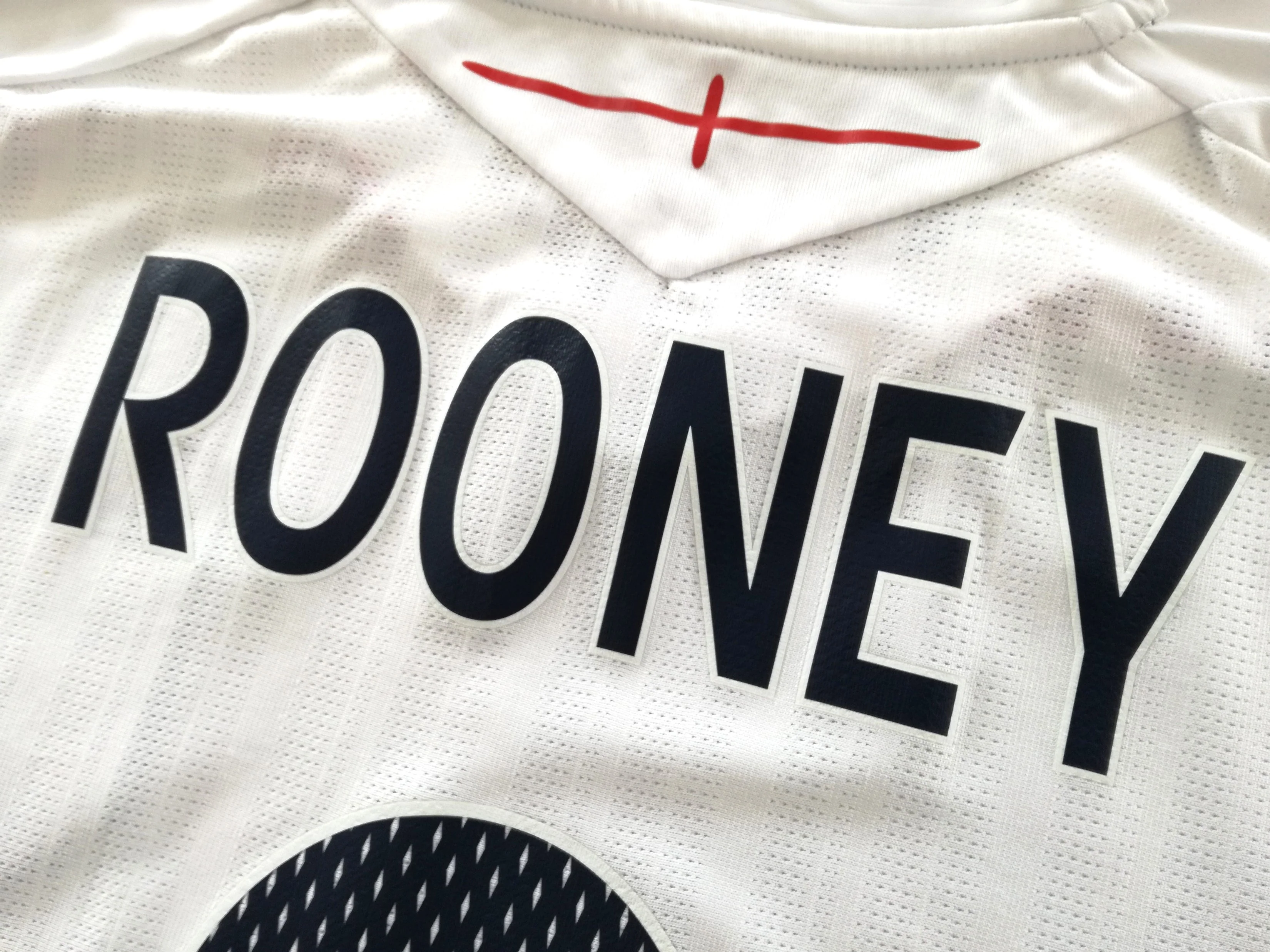 2007/08 England Home Football Shirt Rooney #9 (XL) - Image 6